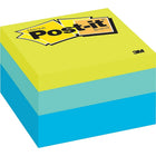 Post-it Notes Cube, Blue Wave, 3" x 3", 470 Sheets/Cube-Blue Wave