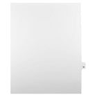 Mark Maker Legal Exhibit Index Tab White Single Tabs, 1/25th Cut, Letter Size, No Holes, Number 18, 25 Pack-White Single Tabs, 1/25th Cut