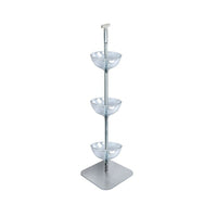 Azar Displays 3-Tier 12" Bowl Display (751203)-Display fixture