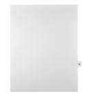 Mark Maker Legal Tabs - Letter Size - White - 1/15th cut - 25 tabs per package - 5 packages Pack - Number 86-White Single Tabs