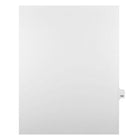 Mark Maker – Onglets séparateurs juridiques blancs, 1/25 onglets, format lettre, sans trous, numéro 143, 25/paquet-Onglets séparateurs blancs, 1/25 onglets