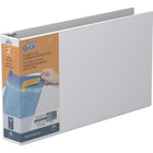 Davis Group QuickFit Angle 2" 3-Ring Ledger Size Binder - White-White