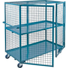 Kleton Wire Mesh Truck, 2-Shelf, 24" x 48", Steel (ML245)-No. of Shelves: 2