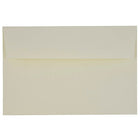 JAM Paper A9 Invitation Envelopes, 5.75 x 8.75 Strathmore Natural White Wove, 100 Pack (31911141g)-Natural white