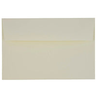 JAM Paper A9 Invitation Envelopes, 5.75 x 8.75 Strathmore Natural White Wove, 100 Pack (31911141g)-Natural white