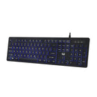 Adesso AKB-139EB Large Print illuminated Desktop Keyboard-Large Print Illuminated Desktop Keyboard