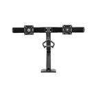 North Bayou 24"-32" Gas-Strut Desktop Dual Monitor Arm - Black (F32-B)-Dual screen monitor mount