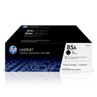HP 85A (CE285D) Black Original LaserJet Toner Cartridges, 2 Pack-Colour: black