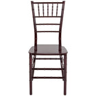 Flash Furniture HERCULES Series Mahogany Resin Stacking Chiavari Chair - 2 Pack-Set of 2 Chiavari Chairs