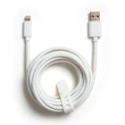 NXT Technologies 10 ft Braided Lightning to USB Cable - White-Lightning to USB-A