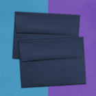 JAM Paper A7 Invitation Envelopes, 5.25 x 7.25, Navy Blue, 100 Pack (LEBA717g)-Closure: Gum