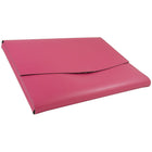 JAM Paper Italian Leather Portfolio With Snap Closure, 10.5 x 13 x 0.75, Fuchsia Pink, 12 Pack (2233320839B)-Dimensions: 10-1/2" x 13" x 3/4" letter
