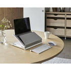 Humanscale L6 Laptop Holder-At a lightweight 8.4lbs, the L6 can be used anywhere you would set up a laptop.