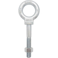 Gray Tools 5/8-11 Shoulder Pattern Eye Bolt, 6" Extra Long Shank-I.D. Eye: 1-3/8"