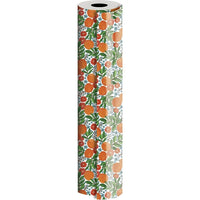 JAM Paper Industrial Size Bulk Wrapping Paper Rolls, Mandarin Grove, 1/4 Ream (416 Sq. Ft)-208ft x 24in (416 sq. ft)