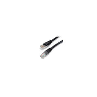 StarTech M45PATCH15BK 15' Cat 5e Molded Patch Cable, Black-Features RJ-45 Male connector on both sides to facilitate easy connectivity