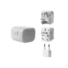 LOGiiX LGX-11927 Jet Setter Adapter Kit, World Traveler, White-This tiny three-in-one unit provides plug adapter use in more than 180 countries and is compactly stored in the included travel case.