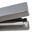 JAM Paper Office & Desk Sets, Stapler Pack of Staples, Grey and Black (3375GYBK)-Stapler Size: 6 x 2.5 x 1.125 inches Staples Size: Standard (.5" x .25")