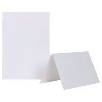 JAM Paper Blank Foldover Cards, A7 size, 5 x 6.63, White, 100 Pack (309942cg)-White
