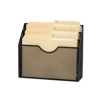 Merangue Magnetic Mesh Organizer, 3-Tier File-These super-strong magnetic files help maximize office space while keeping files easily accessible