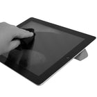 Procare Tablet Stand and Cleaning Kit Cradle-Compact folding stand supports landscape viewing, portrait viewing, and can be used as a lift for easy typing