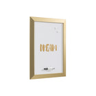 MasterVision Magnetic Dry-Erase Quote Board - "DREAM" Quote - Gold Metallic Frame - 18" W x 24" L-Stylish and elegant metallic gold frame