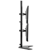 Fellowes Professional Series Dual Stacking Monitor Arm (8044001)-Freestanding design allows dual monitors to be used in spaces that do not allow a clamp or grommet mount