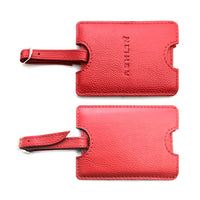 Ashlin Seattle Bag Security ID tag, Red-ID tag is concealed for security when travelling