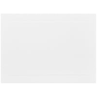 JAM Paper Blank Note Cards with Panel Border, A7 size, 5 1/8 x 7, White, 200 Pack (1751009g)-White