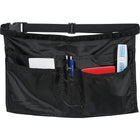 Merangue Cash Apron, Black-6-pocket black heavy duty multi-purpose cash apron