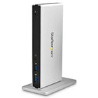 StarTech Dual-Monitor USB 3.0 Docking Station with DVI and Vertical Stand-Dock your USB 3.0 equipped Mac or Windows laptop with support for several dual monitor configurations using the included video adapters