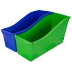 Storex Large Book Bin - Assorted Colours - 30 Pack-Made of sturdy drop-resistant plastic