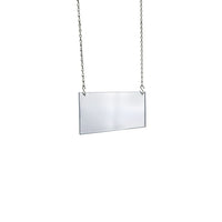 Azar Displays 8.5" x 14" Hanging Poster Frame, 4 Pack (172706)-Use to display advertising information