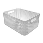 Modern Homes 18L Storage Box - White-Durable and easy to clean