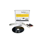 StarTech 2 port PCI Express SuperSpeed USB 3.0 Card with UASP Support, 1 Internal 1 External-Versatile connection of internal or external peripherals with the 1 internal, 1 external port design