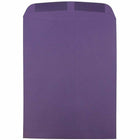 JAM Paper 9 x 12 Open End Catalog Envelopes, Dark Purple, 100 Pack (51287430C)-Size: 9" x 12"