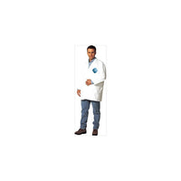 Dupont Personal Protection Lab Coat Tyvek 4XL 15 Pack (TY212S-4X)-Material: Tyvek