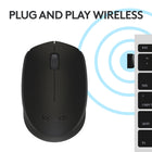 Logitech M170 2.4 GHz Wireless Mouse with USB Mini Receiver - Black-6