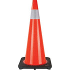 SCN Industrial Traffic Cone, 28", Orange, 4" Reflective Collar(S) - 4 Pack-Colour: Orange