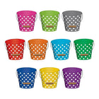 Teacher Created Resources 6" Polka Dots Buckets, 90 Pack-Classroom Decorative Accents