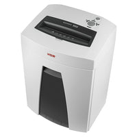 HSM Securio C18C Cross-Cut Shredder, 11 Sheets Capacity-Optimized cutting device technology destroys 10-11 sheets of paper, creating 603 cross-cut / confetti-cut particles per page.