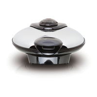 Euro Cuisine Electric Waffle Maker - Chrome (WM520)-PTFE and PFOA Free Non Stick Plates