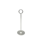 FuTECH PCHC16 Place Card Holders, Height 6", 10 Pack-Alligator clip grips displayed showcards, price tags, photos, memos and notes...etc. Modern and strong stainless steel cylindrical bases.