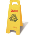 Rubbermaid Floor Safety Signs, NB790, Wet Floor, 3 Pack-Message - 2 Sided Multi-Lingual Caution