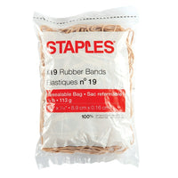 Staples Economy Rubber Bands - Size #19-Nothing beats a rubber band for holding things together