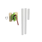 Flash Furniture Bright Beginnings Commercial Grade 10 Piece Modular STEAM Wall STEAM Accessories- Pipe Builder Hand Pump-Clean with a Damp Cloth