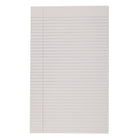North American Paper Inc. Foolscap Paper - 2 Sided Wide Ruled (5/16") with Margin - 8" x 13" - 960 Sheets-Rule size: 5/16" ruled