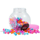 JAM Paper Push Pins, Assorted Jar of Pushpins, 150 Pack (22433543B)-Thumb tacks have sharp steel points and Colourful decorative plastic heads