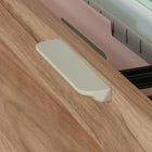 Sauder Bergen Circle Lateral File - Kiln Acacia-Melamine top surface is heat, stain, and scratch resistant
