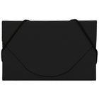 Jam PaperMD – Étui pour cartes professionnelles en carton renforcé avec rabat rond, kraft noir, 5/paquet-Kraft noir